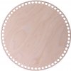 Drevené dno okrúhle béžová 30cm 1ks
