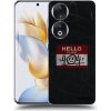 Picasee silikónový čierny obal pre Honor 90 5G - HELLO 404