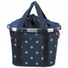 Klickfix City-taška KLICKfix na kolo 35x28x26cm, puntíkovaná,modrá,15l, 800g