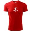 Orientačný beh muž-žena - Pánske tričko Fantasy športové - S ( Červená )