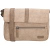 Crossbody kabelka s chlopňou Beagles Brunete - svetlá taupe