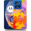 Picasee silikónový čierny obal pre Motorola Edge 50 Neo - Bubbles