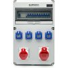 ELSYBOX P698F01140F Zásuvková skrinka 1x CEE 16A, 1x 32A, 4x 230 V, IP44, istená, s prúdovým chráničom