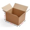 Kartónová krabica, hnedá, 400x300x200mm, 25 KS