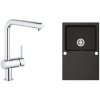 Súprava kuchynská batéria Grohe Minta 32168000, drez Tectonite Franke Orion 114.0286.447