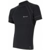 Tričko krátke pánske SENSOR DOUBLE FACE čierne XXL