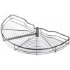 Kesseböhmer KES 260545 karusel 180° celodrátěné police 900 mm 1/2 kruh chrom