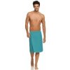 NordicSPA saunovací vaflový kilt pre mužov 80x150cm tyrkysový