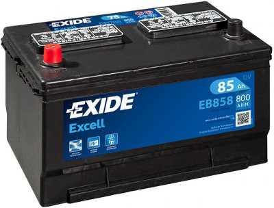 Exide Excell 12V 85Ah 800A EB858