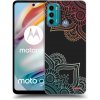 Púzdro Picasee silikónové Motorola Moto G60 - Flowers pattern čierne