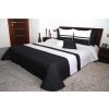 Prehozynapostel Čierno biely luxusný prehoz na manželskú posteľ MARNM45-A_226 240 x 240 cm
