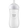 Avent Natural Response priehľadná fľaša s cumlíkom pre podporu rytmu pitia 330 ml