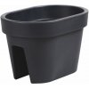 Prosperplast Kvetináč na zábradlie LOFLY RAILING 39,6cm antracitový