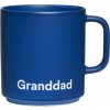 Hrnček s uškom Favourite Granddad tmavomodrý