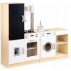 ECOTOYS Dřevěná kuchyňka XXL s tabuli 106,5 cm