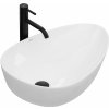 Rea Greta55, umývadlo na dosku 560x390x130 mm, biela lesklá, REA-U8536
