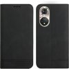 Peňaženkové kožené puzdro MAGNETIC na Huawei P50 - Čierna