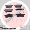 Sada brzdových platničiek kotúčovej brzdy ZIMMERMANN 24435.150.1