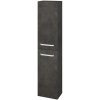 Dreja Vysoká skriňa DOS SV1D2 35 - D16 Tmavý betón / Úchytka T01 / D16 Tmavý betón / Levé