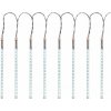 Reťaz MagicHome Vianoce Icicle, 720 LED studená biela, 24 cencúľov, vodopádový efekt, 230 V, 50 Hz, IP44, exteriér, osvetlenie, L-7,50 x 0,30 m