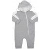 Dojčenský teplákový overal New Baby The Best sivý