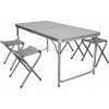 Linder Exclusiv GmbH Kempingový stôl CAMPING Set stôl+ 4 stoličky