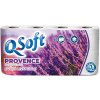Q-Soft toaletný papier 3-vrstvový Levanduľa 8 ks | ESO drogéria