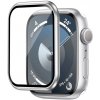 Wiwu tvrdené sklo s kovovým rámčekom pre Apple Watch 44mm - strieborné - možnosť vrátiť tovar ZADARMO do 30tich dní