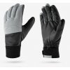 WEDZE Lyžiarske rukavice 100 sivo-čierne L
