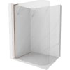 Mexen Kioto L, sprchová zástena Walk-In 100 x 200 cm, 8mm číre sklo, medený matný profil, 800-100-103-65-06