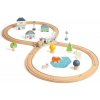 Bigjigs Toys Drevená vláčikodráha pri lese