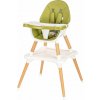 Jedálenská stolička 3v1 New Baby Grace green