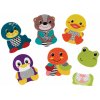 Infantino Penové samolepky zvieratiek do kúpeľa Mix & Match