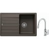 Súprava granitový drez Blanco Legra 45 S 522206, kuchynská batéria Oltens Lista 35202100