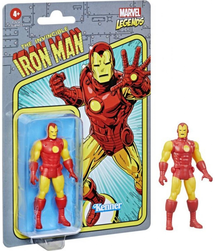 Hasbro Marvel Legends Retro Collection akční Iron Man 10 cm