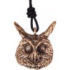 Lord of Battles Bronzový přívěsek Sova, keltský amulet moudrosti