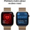Apple Watch Series 10 GPS + Cellular 46mm Gold Titanium Case with Gold Milanese Loop - M/L (MX003QC/A)