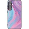 Picasee silikónový čierny obal pre Samsung Galaxy S24+ S926B 5G - Pink liquid