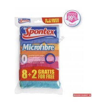 Spontex utierkyMicrofibre 8 +2 ks