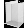 Mexen Kioto sprchová stena Walk-in 140 x 85 cm, transparentná, biela - 800-140-212-20-00-085