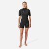 SUBEA Shorty Easy 2 mm s diagonálnym zapínaním vpredu modrá Dámsky