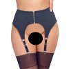 Cottelli Lingerie Podvazkový pás se zipem - černý
