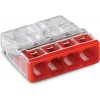 Rýchlospojka DRUT 4x 0,5-2,5 mm2 WAGO 2273-204 (balenie 100 ks)