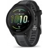 Bežecké GPS hodinky s hudbou Garmin FORERUNNER® 165 MUSIC Čierna,Tmavo sivá