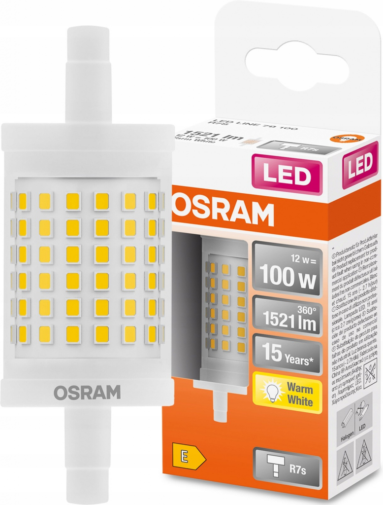 Osram LED žiarovka LINE78 100 11,5 W R7S 2700 K teplá biela