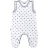 Dojčenské dupačky New Baby Classic II sivé s hviezdičkami