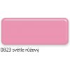 Barvy a Laky Teluria DENAS univerzál LESK 0,7kg podla vzorkovníka odtiene bakrylex-denas: 0823 svetlo ružová