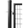 Brána Strend Pro METALTEC DUO, 3580/1450/100x50 mm, antracit, dvojkrídlová, záhradná, ZN+PVC, RAL7016