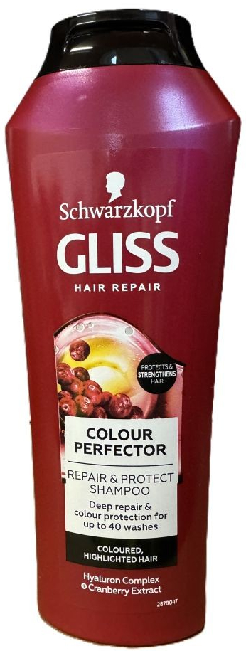 Schwarzkopf Gliss Kur Kur Color Shine & Protect regenerační šampón na vlasy 250 ml