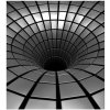 DIMEX | Vliesová fototapeta na stenu 3D strieborná priepasť MS-3-0278 | 225 x 250 cm | metalická, čierna + Vliesová fototapeta na stenu DIMEX 3D strieborná priepasť MS30278 v rozmere 225 x 250 cm